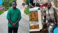 Nana Tea: Nkate cake seller showered with gifts by followers of Ghanaian social media influencer