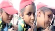 Video of female Nigerian beggar speaking typical 'twi' while asking for money goes viral