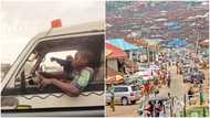 Young boy spotted driving 18-seater bus in town; photo gets people talking