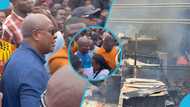 Mahama rushes to Adum Market to sympathise with fire victims, expresses sorrow over the incident