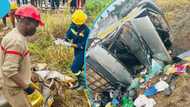Road crash on Nkawkaw-Accra highway involving cargo truck leaves 7 dead