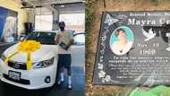 I just got my 1st car & my late mum is here to celebrate - Man says with photo evidence