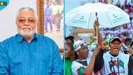 Late President Rawlings immortalised as NDC renames national headquarters