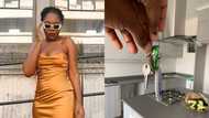 Speaking this into existence for myself: Hardworking lady celebrates buying her own place