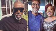 Nigerian actor Olu Jacob's wife debunks rumours that he is dead in new video