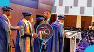 UPSA VC snubs graduate with cornrow hairstyle during congregation, refuses handshake, video evokes sorrow
