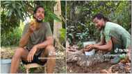 Joshua Kwaku Asiedu: Ghanaian man who moved from Milan to live in a hut made from cow dung in Ghana