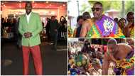 Idris Elba explains why he wore a stunning kente to meet Asantehene Osei Tutu II