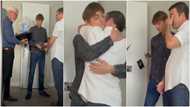Man emotional in video as 18-year-old stepson organises adoption ceremony