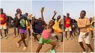 Cute little girl dancing with 'attitude' & style while showing off 'dollars' captured in video