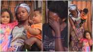 My 2 white husbands abandoned me with kids - Woman shares heartbreaking story in trending video