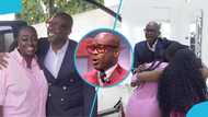 Emotional reunion of Paul Adom-Otchere and his family after being released by OSP, peeps react
