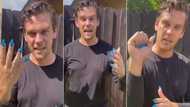 Man with fake nails teaches women self-defense in a video
