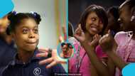 Little girl melts hearts as she chooses sign language over words