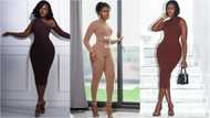 Brown is the new red: 7 times Fella Makafui glowed in brown-colored outfits