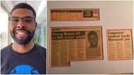 Happy parents frame newspaper's publication announcing their son got job with Microsoft, many react