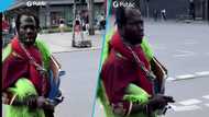 Ghanaian man goes mad in the US, netizens react to viral video: "He travelled for a better life"