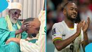 Black Stars player Jordan Ayew visits National Chief Imam: "More goals to come"