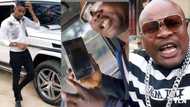 Ibrah One 'forces' Bukom Banku to speak big English; surprises him with iPhone 11 pro max (Video)