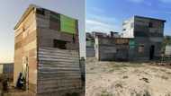 2- storey shack has Mzansi nervous that it will not remain standing, "I'd wear a helmet at all times"