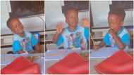 Little boy tearfully begs mum in video as she orders him to write: "Mummy calm down first"