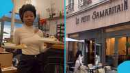 Le Petit Samaritain: 23-year-old Ghanaian lady establishes exquisite restaurant in Paris, videos drop