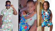 Adorable video of Tracey Boakye's son cuddling and singing for sister warms hearts