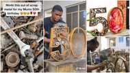 Young man recycles waste metals into beautiful gift in video, shows mum much love on her birthday