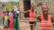 "1 room and toilet": Woman with 6 children builds small house for family, video inspires many