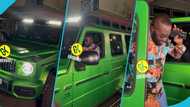 Osei Kwame Despite flaunts his sparkling green Mercedes-Benz G-Class at Osebo's fashion show, video drops