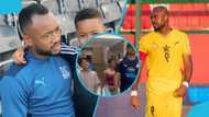Jordan Ayew melts hearts with family moment before Ghana vs Comoros clash (Video)