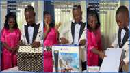 Ghanaian bride gifts groom new PS5 as wedding gift, friends of the man rejoice in viral video