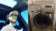 Dad of newborn finds a surprise gift for baby hidden in newly bought washing machine, blown away by kindness