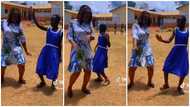 Pretty Ghanaian teacher squares off with student in TikTok dance challenge, peeps declare winner