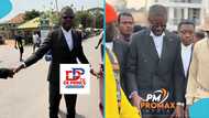 Akosua Serwaa's lawyer shows humility as he leaves court, video of what onlookers did to him trends