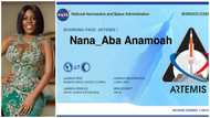Nana Aba Anamoah to have her name flown around the moon by NASA Artemis, shares exciting news with fans