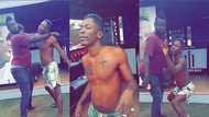 Shatta Wale takes over No Bra Day as he drops funny video flaunting chest; fans laugh