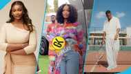 Sharaf Mahama's rumoured girlfriend Jasmine Djang looks terrific in a stylish long dress and jeans