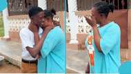 Ghanaian woman gets emotional as her son reports to school as a first-year student, video trends