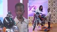 Ghanaian girl who started fixing motorbikes since age 3 displays her talent on TV