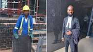 Man who worked as a labourer is now an attorney which he helped to build