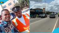 Ghanaian man praises kind policeman who opted to educate him after he flouted traffic rule