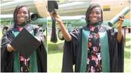 Hardworking hearing-impaired GH lady bags master's degree from UMaT, netizens react