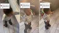 Adorable toddler throws serious moves in TikTok dance video, mother looks on in awe