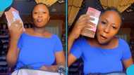 Young Ghanaian lady flaunts wealth on social media, netizens react: "She dey give pressure"