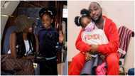 You are making life hard for me: Davido's daughter Imade tells mum, packs her bags to run away from home