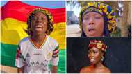 Erkuahofficial: Ghanaian TikTok star imitates Nana Ama McBrown's style for her birthday photoshoot