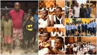 Kind man puts smiles on street kids' faces, gives food and enrols them in school, beautiful photos pop up
