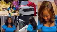 God when? Cute video stirs reactions as man surprises wife with Range Rover & other gifts on birthday