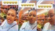 Ghanaian lady in US visits grocery store, laments over inability to bargain over food prices: "I miss Ghana"